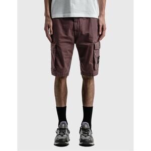 nwot STONE ISLAND Shorts Men W34 Compass Cargo Logo Patch Flap Snaps Zip